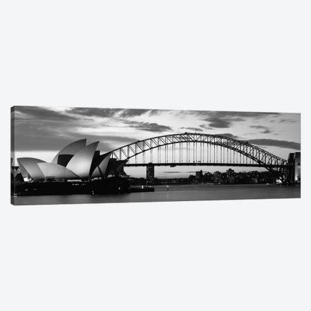 Sydney Harbour Bridge At Sunset, Sydney, Australia Canvas Print #PIM15251} by Panoramic Images Canvas Print