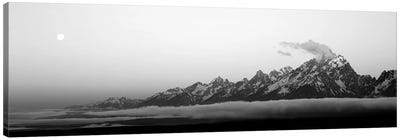 Teton Range Grand Teton National Park WY USA Canvas Art Print - Nature Panoramics