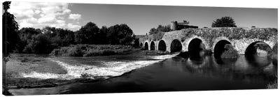 Thirteen Arch Bridge Over The River Funshion, Glanworth, County Cork, Republic Of Ireland Canvas Art Print