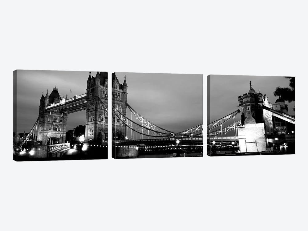Tower Bridge, London, United Kingdom by Panoramic Images 3-piece Canvas Print