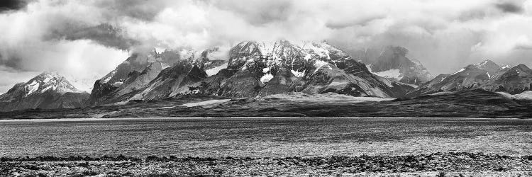 View Of The Sarmiento Lake In Torres Del Paine National Park, Patagonia, Chile