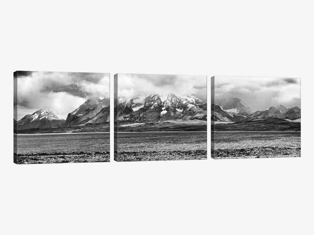 View Of The Sarmiento Lake In Torres Del Paine National Park, Patagonia, Chile by Panoramic Images 3-piece Canvas Art