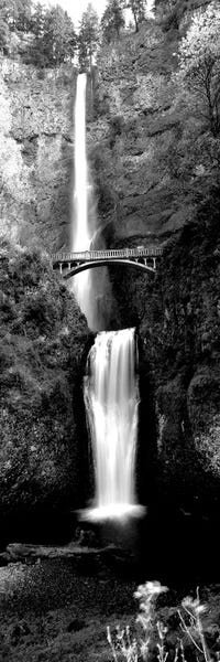 Oregon: Waterfall In A Forest I, Multnomah Falls, Columbia River Gorge, Oregon, USA by Panoramic Images