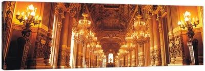 Interior Of A Palace, Chateau De Versailles, Ile-De-France, Paris, France Canvas Art Print - Castle & Palace Art
