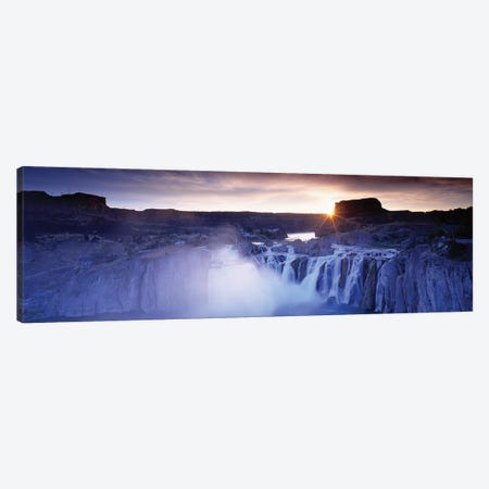 Shoshone Falls, Snake River, ID, USA Canvas Print #PIM15276} by Panoramic Images Canvas Wall Art