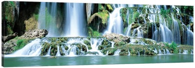 Snake River Waterfall Bonneville County ID USA Canvas Art Print - Moss