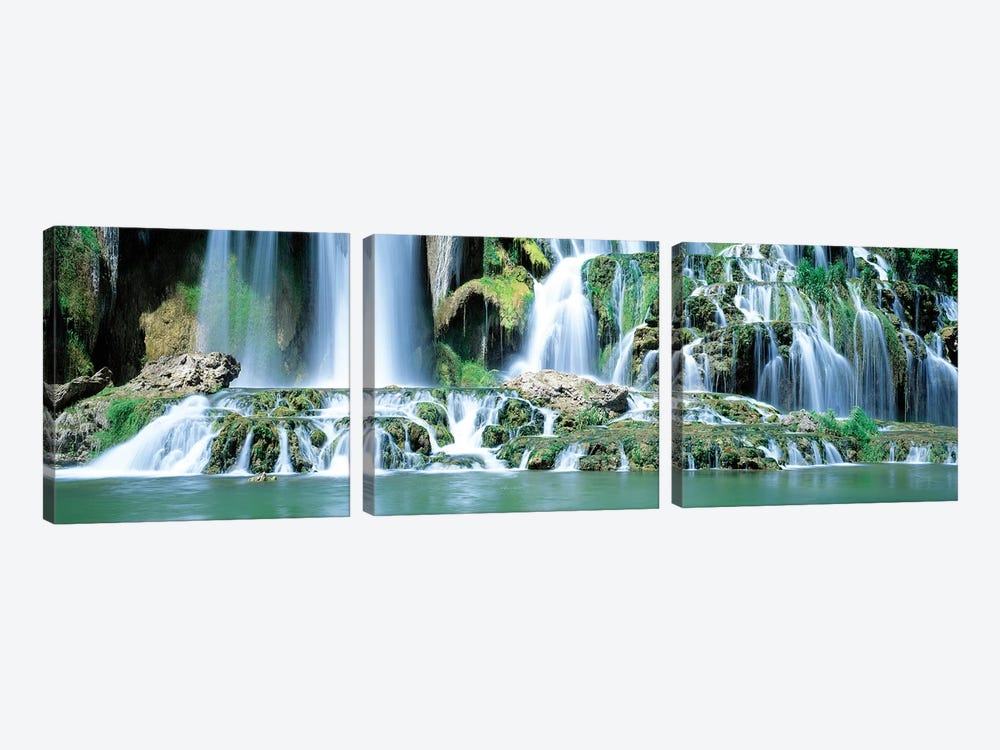 Snake River Waterfall Bonneville County ID USA by Panoramic Images 3-piece Canvas Artwork