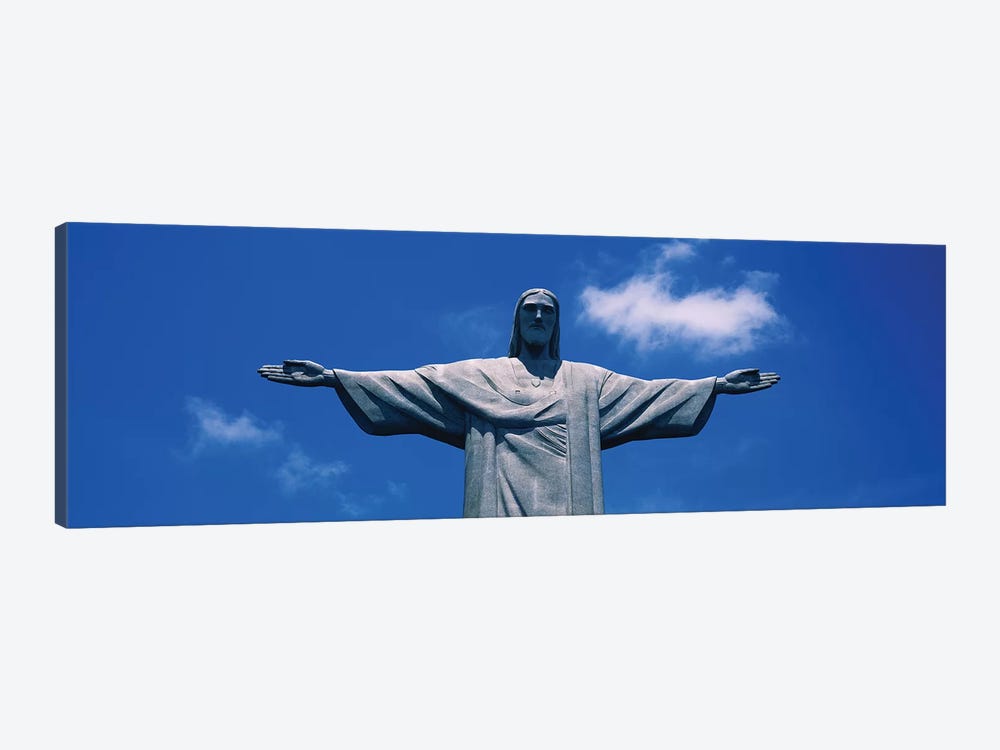 Low Angle View Of The Christ The Redeemer Statue, Corcovado, Rio De Janeiro, Brazil by Panoramic Images 1-piece Canvas Artwork