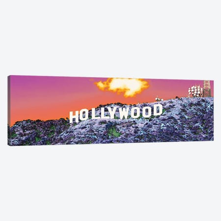Hollywood Sign CA Canvas Print #PIM15294} by Panoramic Images Canvas Wall Art