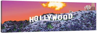 Hollywood Sign CA Canvas Art Print - Hollywood