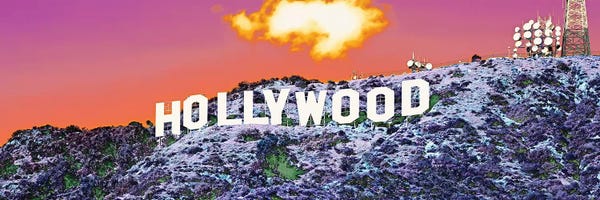 Hollywood Sign: Hollywood Sign CA by Panoramic Images