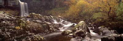 Water Falling On Rocks, Thornton Force, Ingleton, Yorkshire Dales, Yorkshire, England, U.K. by Panoramic Images multi panel art