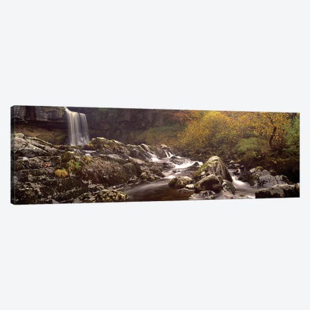 Water Falling On Rocks, Thornton Force, Ingleton, Yorkshire Dales, Yorkshire, England, U.K. Canvas Print #PIM15295} by Panoramic Images Canvas Art