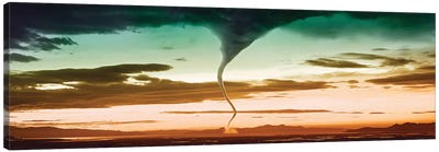 Tornado In The Sky Canvas Art Print - Weather Art