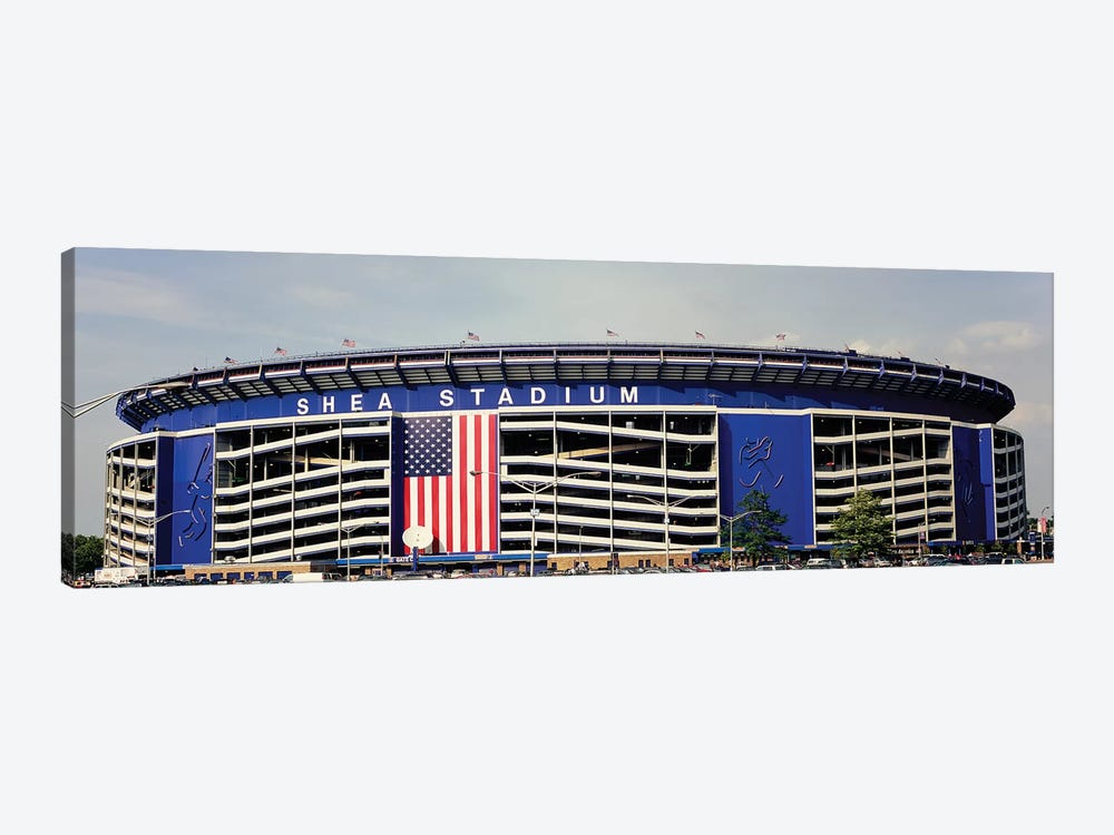 Facade Of Shea Stadium, Queens, New York City, NY, USA by Panoramic Images 1-piece Canvas Wall Art