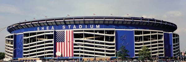 New York: Facade Of Shea Stadium, Queens, New York City, NY, USA by Panoramic Images