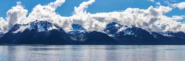 Alaska: Scenic View Of Mountain Range, Resurrection Bay, Kenai Peninsula, Seward, AK, USA by Panoramic Images