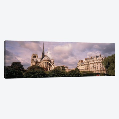 France, Paris, Notre Dame Canvas Print #PIM15326} by Panoramic Images Canvas Wall Art