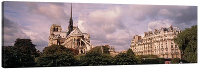France, Paris, Notre Dame Canvas Art Print - Notre Dame Cathedral