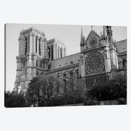 Low Angle View Of A Cathedral, Notre Dame, Paris, Ile-De-France, France Canvas Print #PIM15330} by Panoramic Images Canvas Artwork