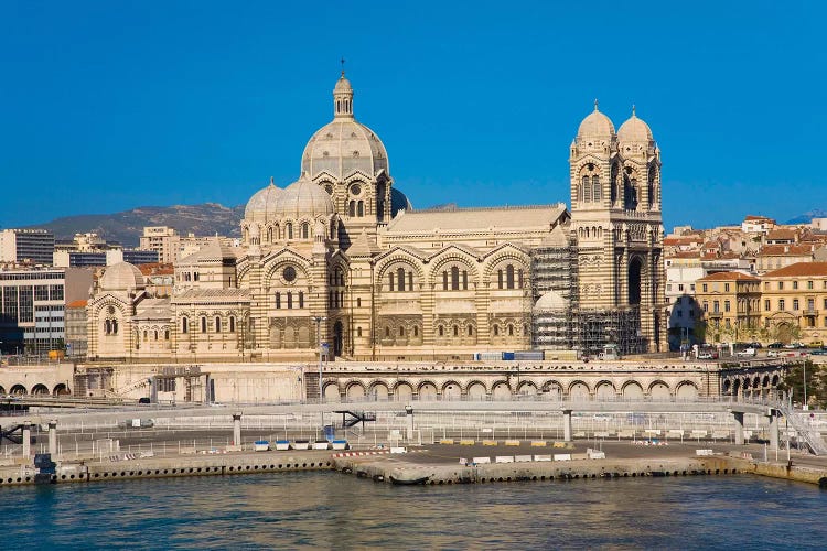 Notre Dame De La Garde, Marseille, Provence, France On The Mediterranean Sea