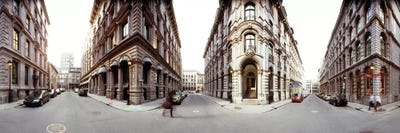 360 degree view of a city, Montreal, Quebec, Canada by Panoramic Images multi panel art