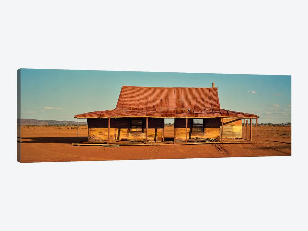 Abandoned house on desert, Silverston, New South Wales, Australia by Panoramic Images 1-piece Canvas Print