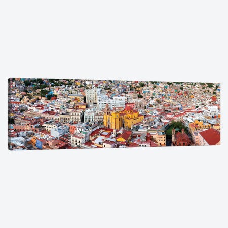 Aerial view of Cathedral Basilica of Our Lady of Light, Guanajuato, Mexico Canvas Print #PIM15344} by Panoramic Images Canvas Wall Art
