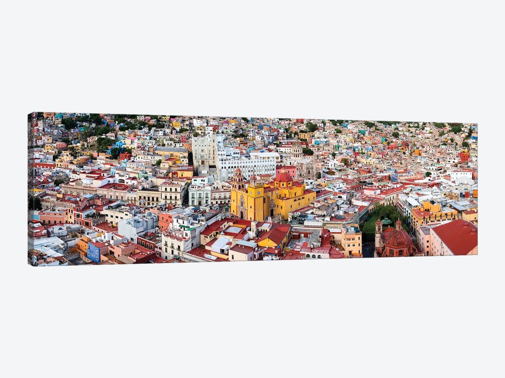 Aerial view of Cathedral Basilica of Our Lady of Light, Guanajuato, Mexico by Panoramic Images 1-piece Canvas Artwork