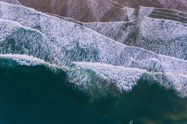 Cannon Beach: Aerial view of the beach, Cannon Beach, Oregon, USA by Panoramic Images