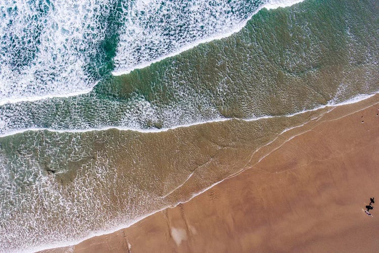 Aerial view of the beach, Newport, Lincoln County, Oregon, USA