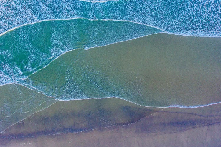 Aerial view of the beach, Newport, Lincoln County, Oregon, USA