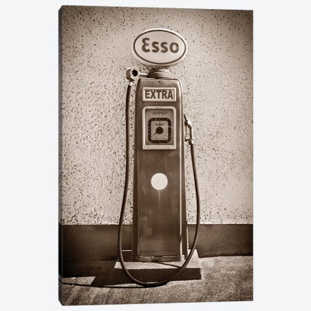 An Esso Petrol Pump from the first half of the 20th Century, Ireland Canvas Print #PIM15356} by Panoramic Images Canvas Art Print