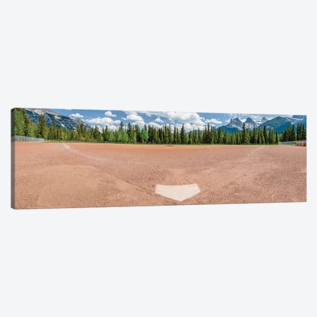 Baseball field, Baseball Diamond, Alberta, Canada Canvas Print #PIM15370} by Panoramic Images Canvas Art