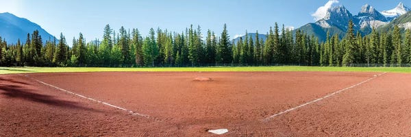 Canada: Baseball field, Baseball Diamond, Alberta, Canada by Panoramic Images