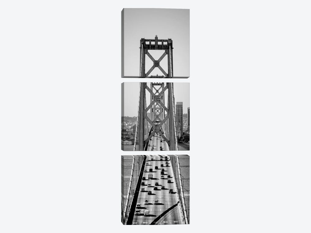 Bay Bridge from Treasure Island, San Francisco, California, USA by Panoramic Images 3-piece Canvas Artwork