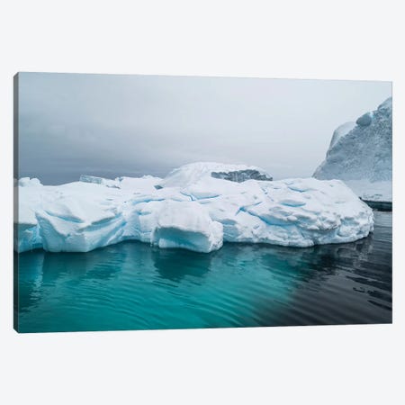 Below surface portion of iceberg, Southern Ocean, Antarctic Peninsula, Antarctica Canvas Print #PIM15376} by Panoramic Images Art Print