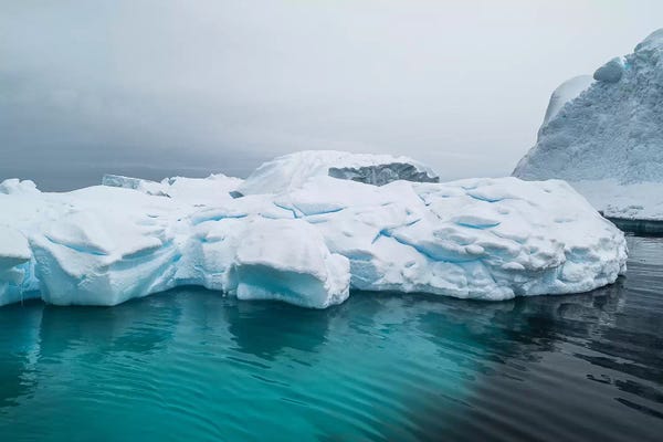 Antarctica: Below surface portion of iceberg, Southern Ocean, Antarctic Peninsula, Antarctica by Panoramic Images