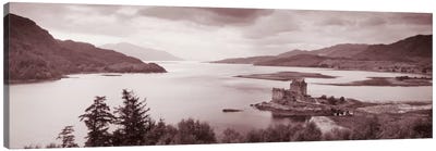 Eilean Donan Castle on Loch Alsh & Duich Scotland Canvas Art Print - Scotland Art