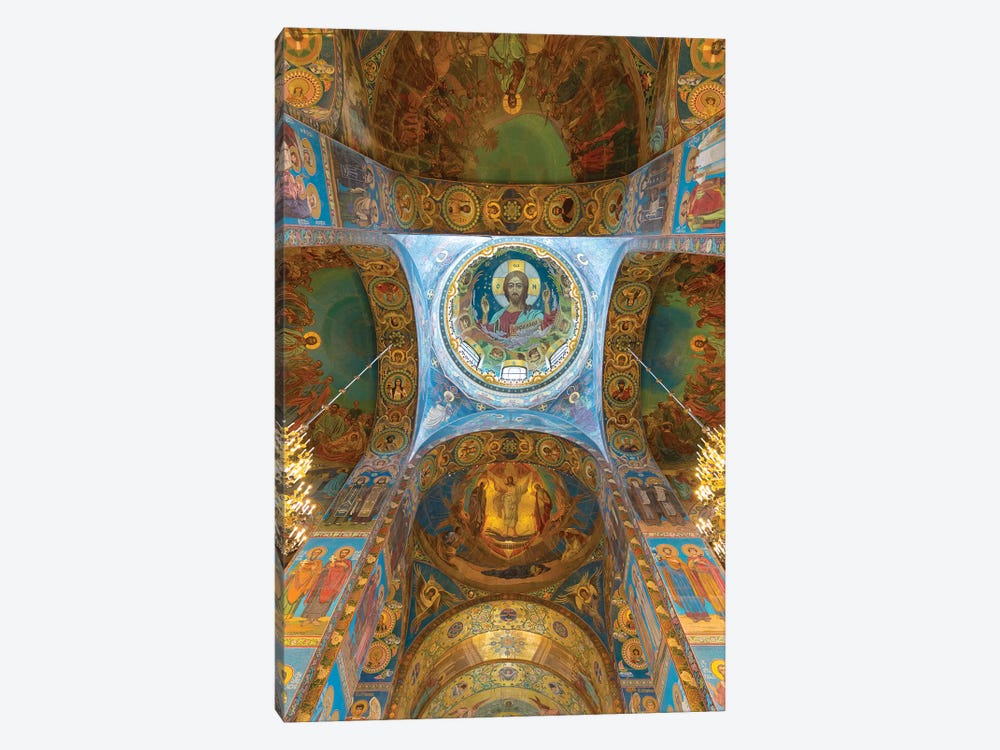 Ceiling of the Church of the Savior on Blood, Saint Petersburg, Russia by Panoramic Images 1-piece Art Print