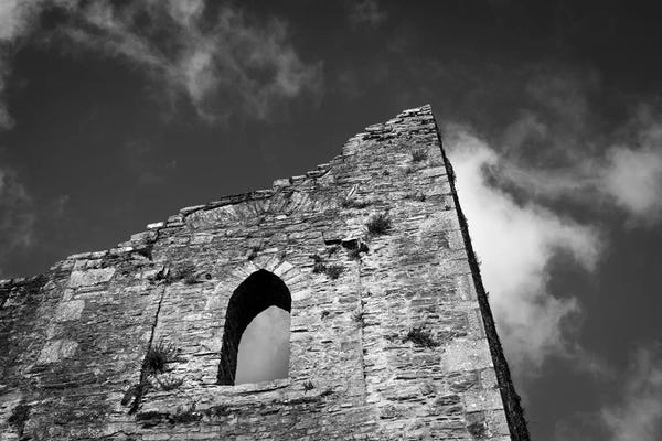 Ireland: Close up of Maynooth Castle ruin, Maynooth, County Kildare, Ireland by Panoramic Images