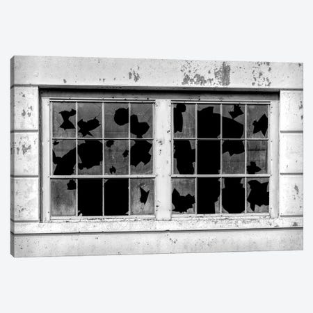 Close-up of a broken window, California, USA Canvas Print #PIM15423} by Panoramic Images Canvas Wall Art