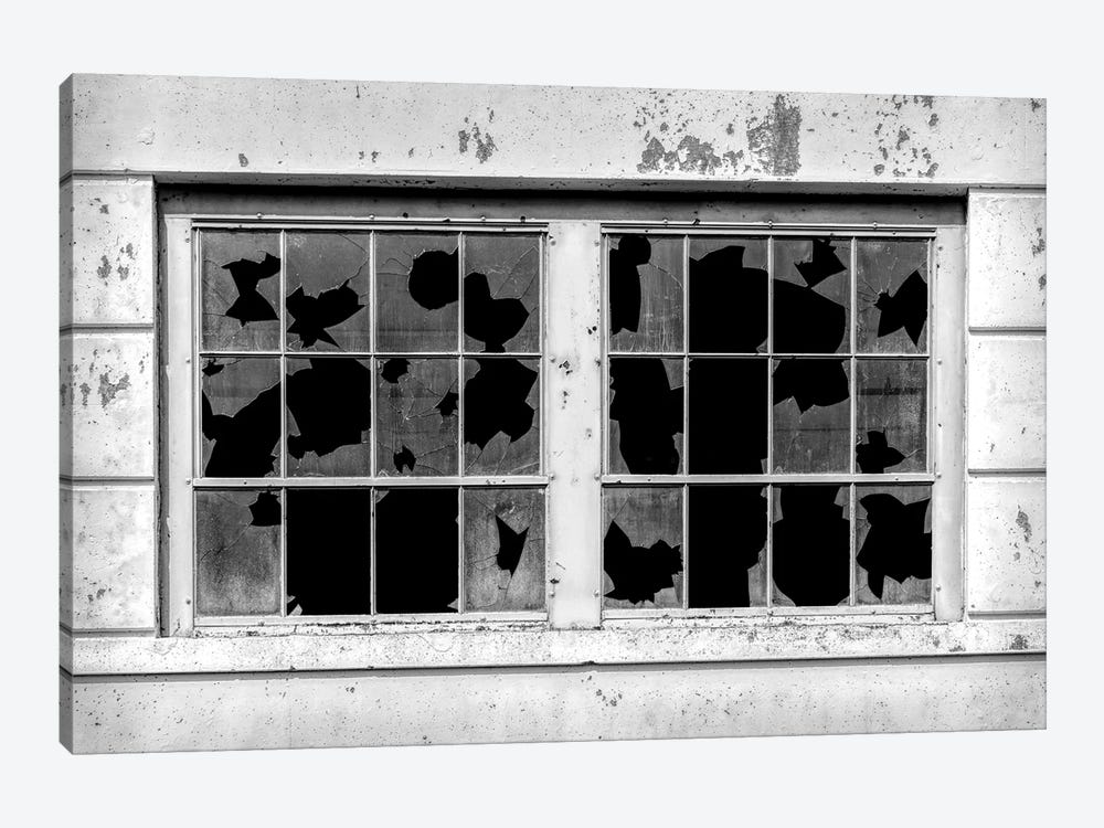 Close-up of a broken window, California, USA by Panoramic Images 1-piece Canvas Art