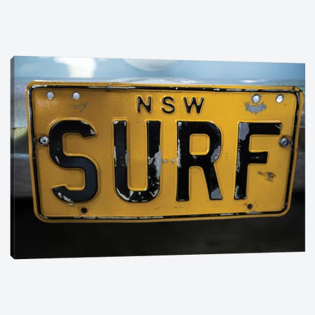 Close-up of License Plate, Australia Canvas Print #PIM15436} by Panoramic Images Canvas Art