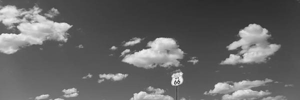 New Mexico: Clouds Route 66 Isleta NM USA by Panoramic Images