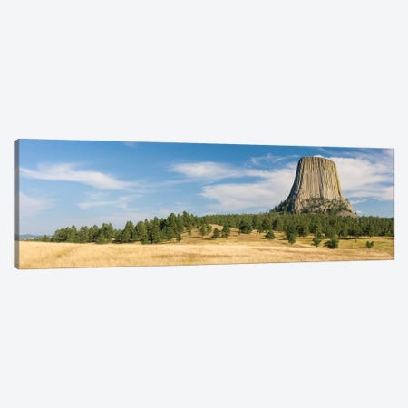 Devils Tower seen from Joyner Ridge Trail, Devils Tower National Monument, Wyoming, USA Canvas Print #PIM15463} by Panoramic Images Canvas Art