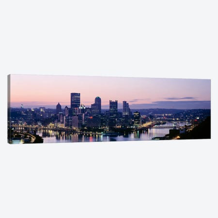 USA, Pennsylvania, Pittsburgh, Monongahela River Canvas Print #PIM1546} by Panoramic Images Canvas Art Print
