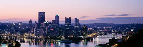 Black: USA, Pennsylvania, Pittsburgh, Monongahela River by Panoramic Images