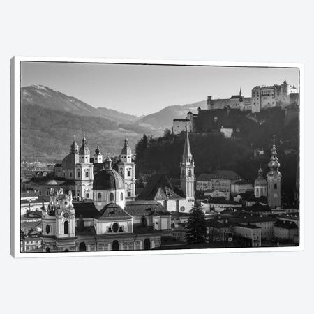 Elevated view of buildings in city, Salzburg, Salzburgerland, Austria Canvas Print #PIM15470} by Panoramic Images Art Print