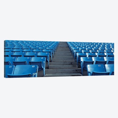 Empty blue seats in a stadium, Soldier Field, Chicago, Illinois, USA Canvas Print #PIM15471} by Panoramic Images Canvas Print